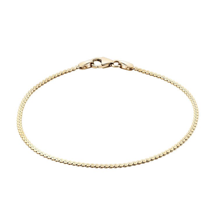 1.5mm Serpentine Bracelet