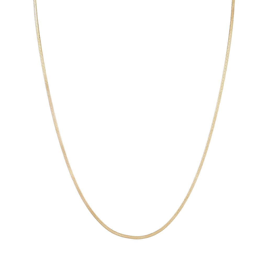 1.5mm Herringbone Necklace -- Ariel Gordon Jewelry