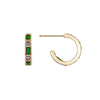 Fern Gemstone Hoops - Fern Gemstone Hoops -- Ariel Gordon Jewelry