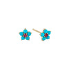 Turquoise and Tourmaline Aurora Studs - Turquoise and Tourmaline Aurora Studs -- Ariel Gordon Jewelry