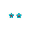 Turquoise and Tourmaline Aurora Studs - Turquoise and Tourmaline Aurora Studs -- Ariel Gordon Jewelry