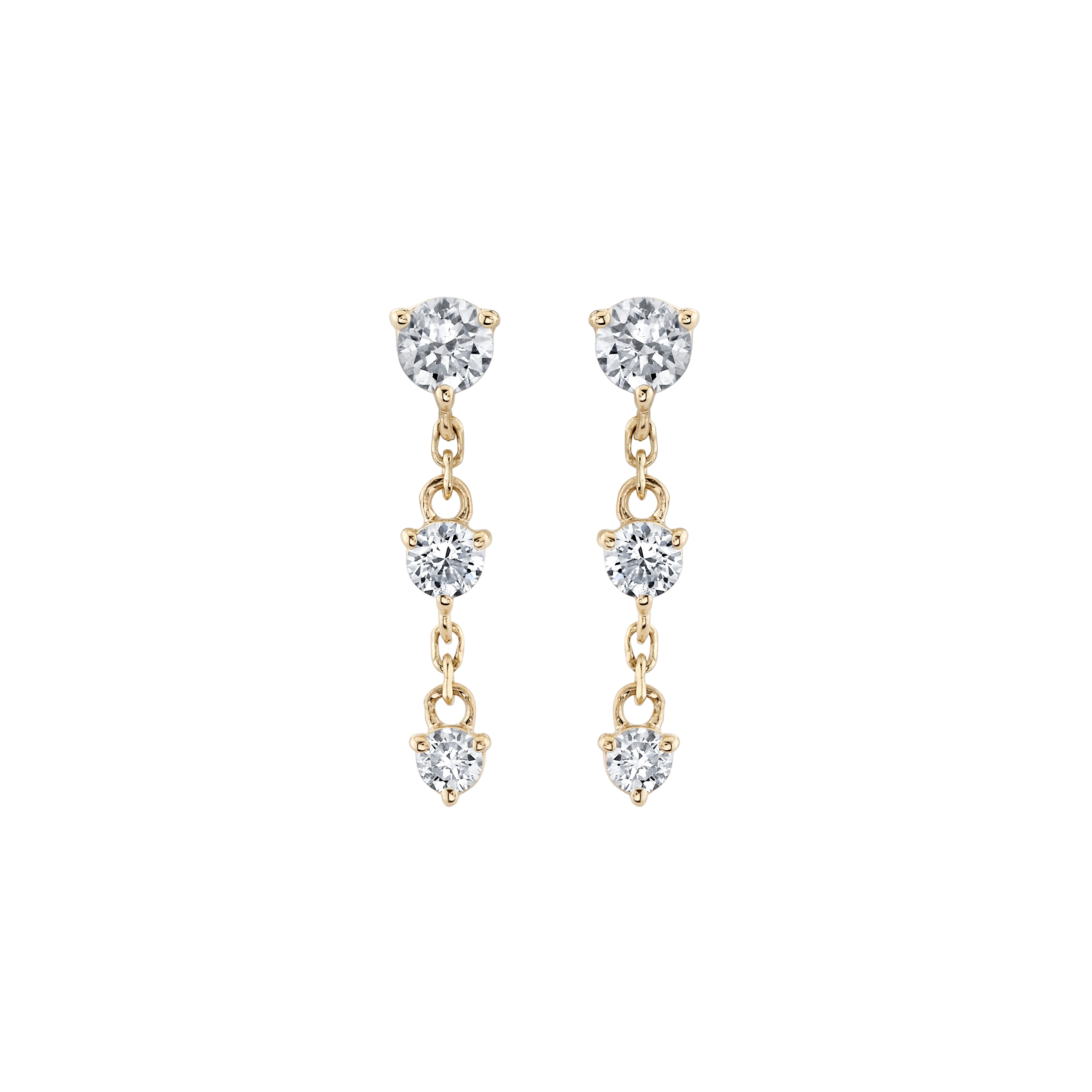 Diamond Cascade Earrings