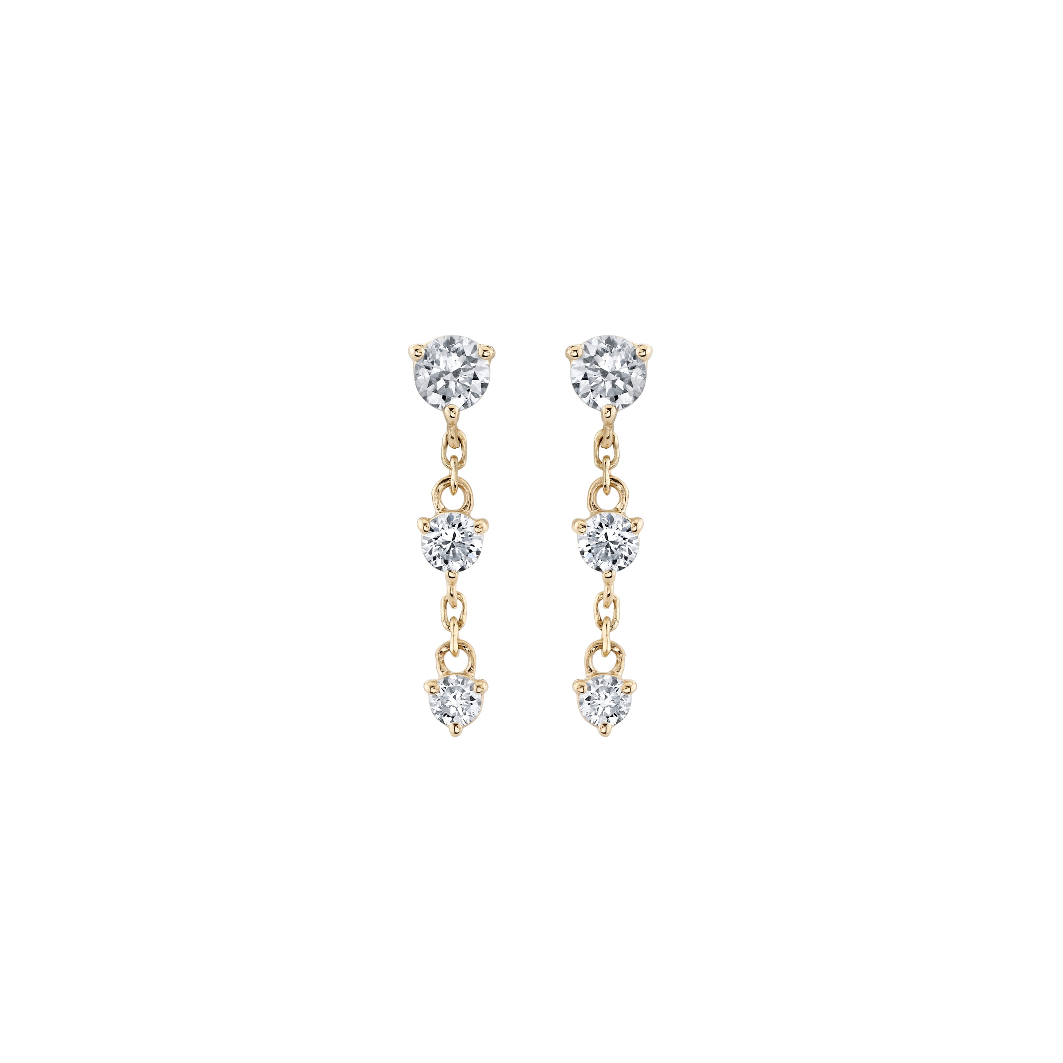 Diamond Cascade Earrings