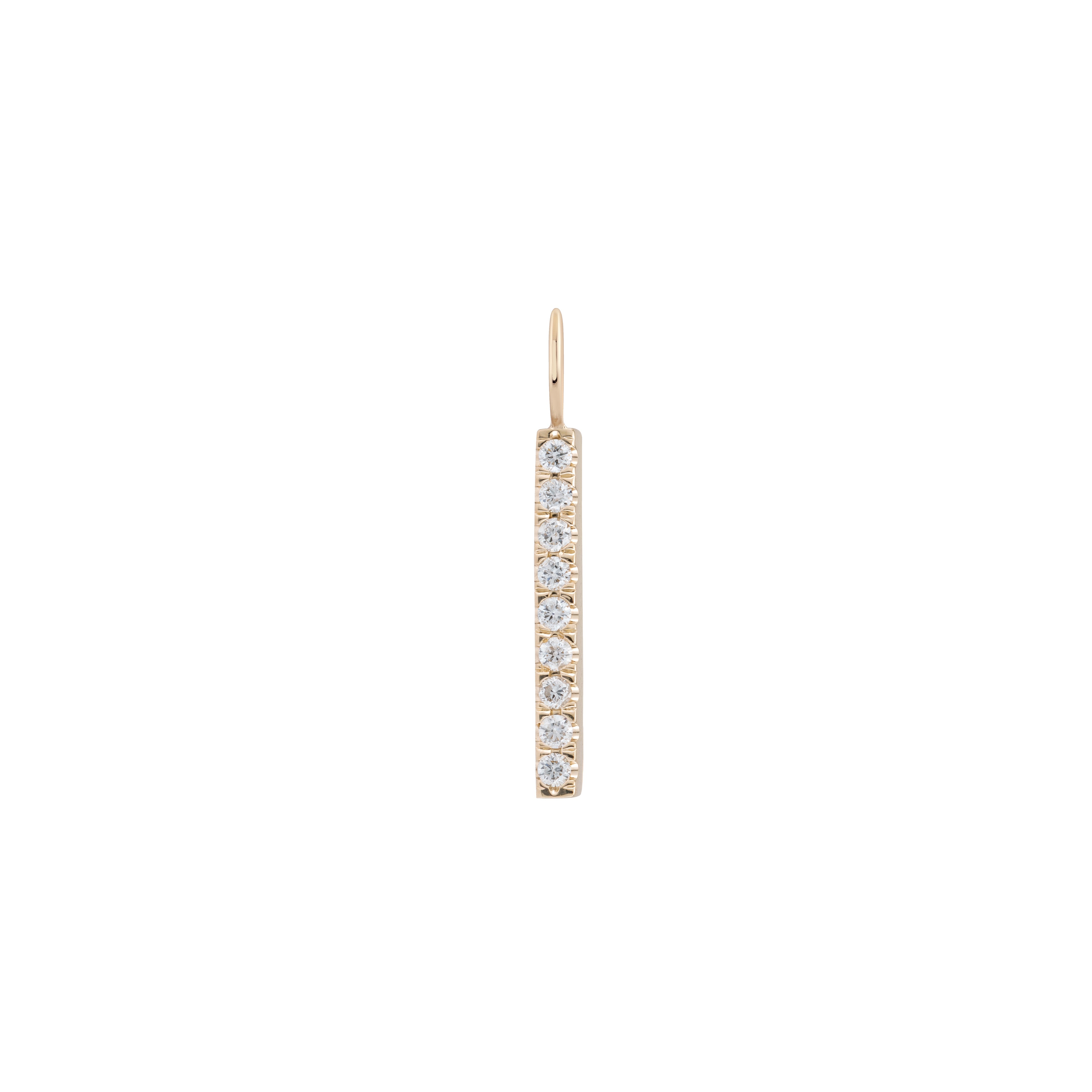 Fine Line Pave Pendant