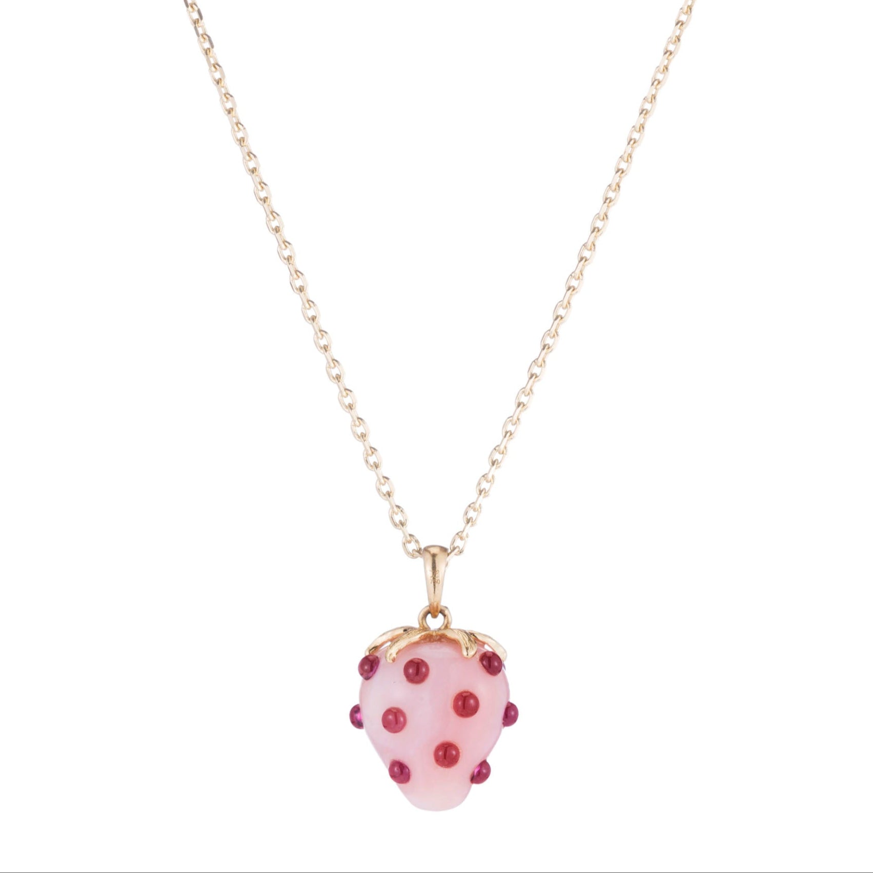 Strawberry Opal Pendant