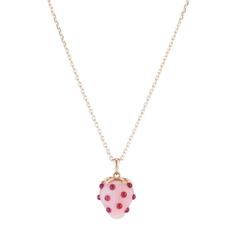 Strawberry Opal Pendant