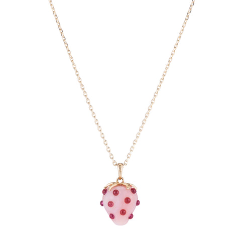 Strawberry Opal Pendant