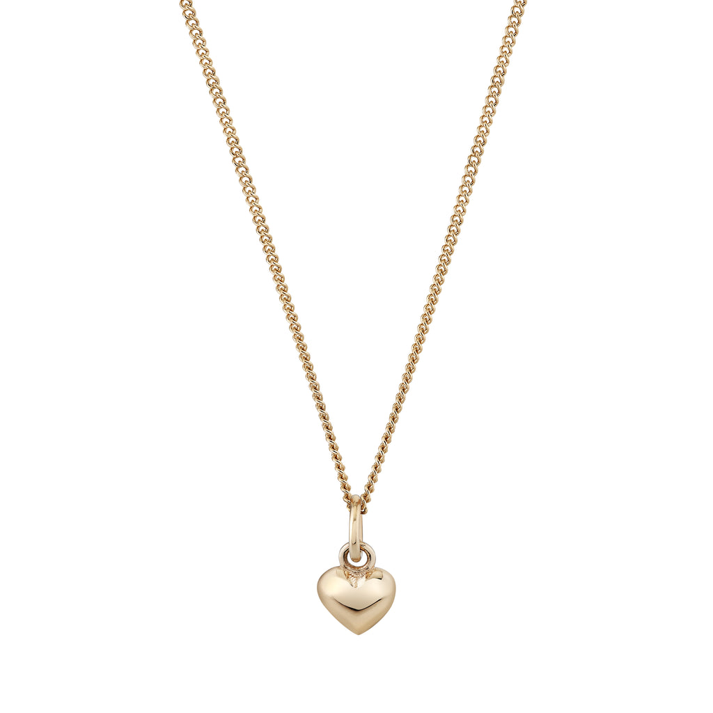 Petite Puffed Heart Charm -- Ariel Gordon Jewelry