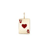 Ace of Hearts Enamel Charm - Ace of Hearts Enamel Charm -- Ariel Gordon Jewelry