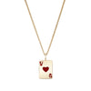 Ace of Hearts Enamel Charm - Ace of Hearts Enamel Charm -- Ariel Gordon Jewelry