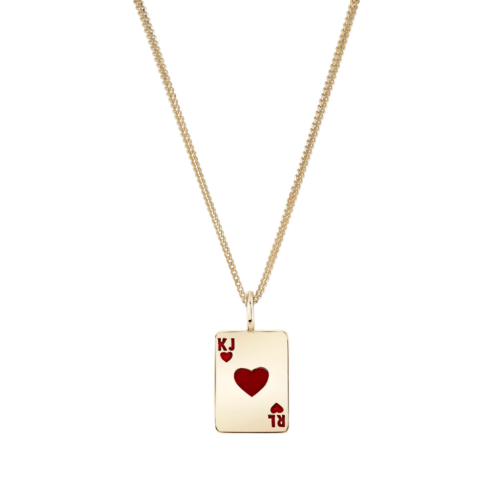 Women s Ace of Hearts Enamel Charm by Ariel Gordon Jewelry