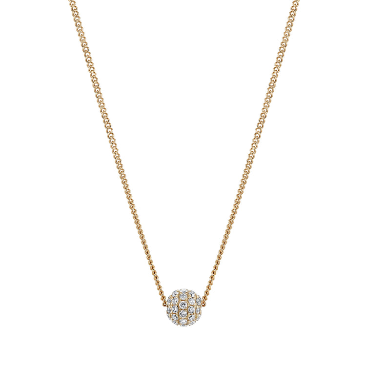 Diamond Disco Ball Necklace