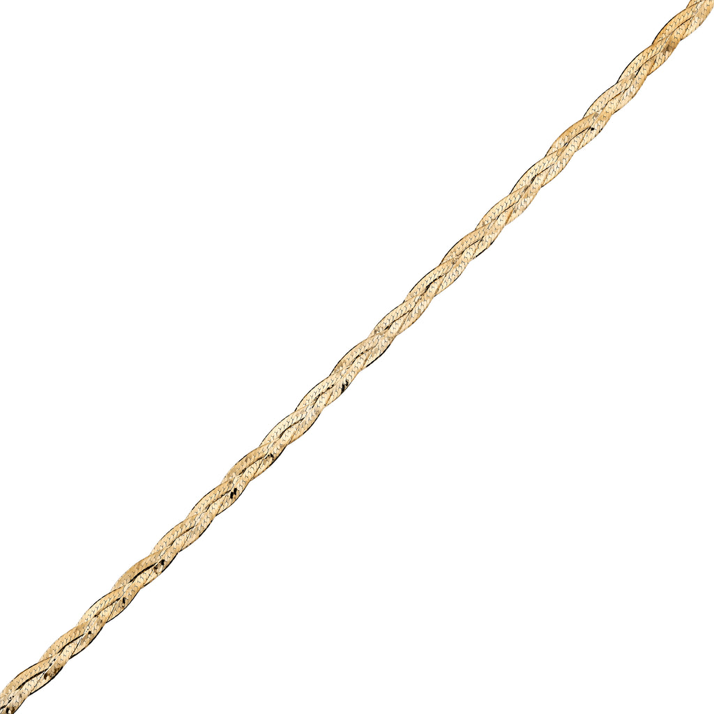 Braided Herringbone Necklace -- Ariel Gordon Jewelry