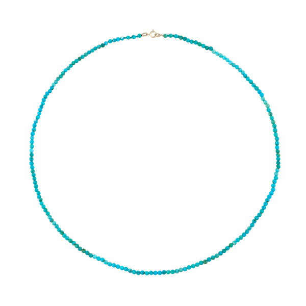Petite Turquoise Beaded Necklace