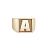 Varsity Initial Ring - Varsity Initial Ring -- Ariel Gordon Jewelry