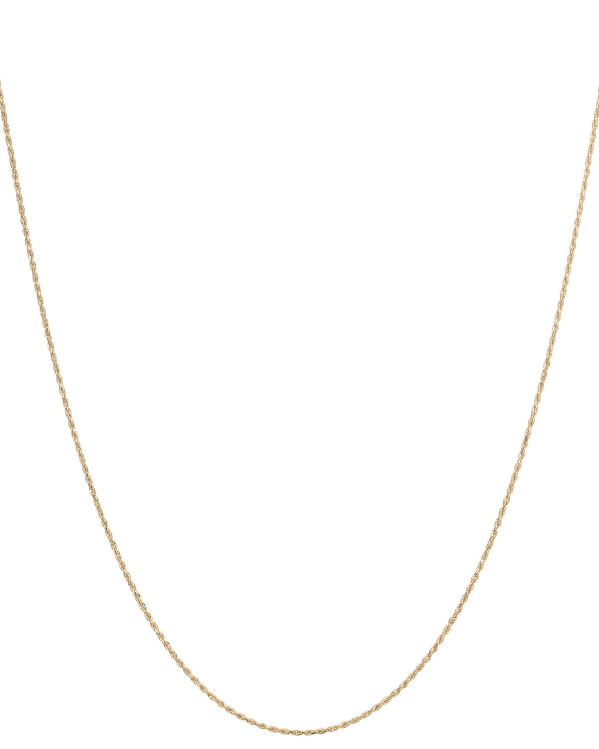 1.2mm Diamond Cut Twisted Rope Chain, product photo