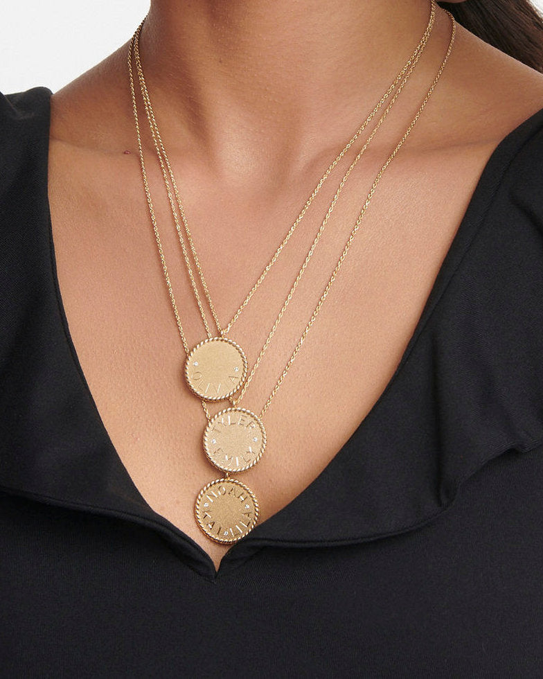 1.2mm Diamond Cut Twisted Rope Chain, styled photo