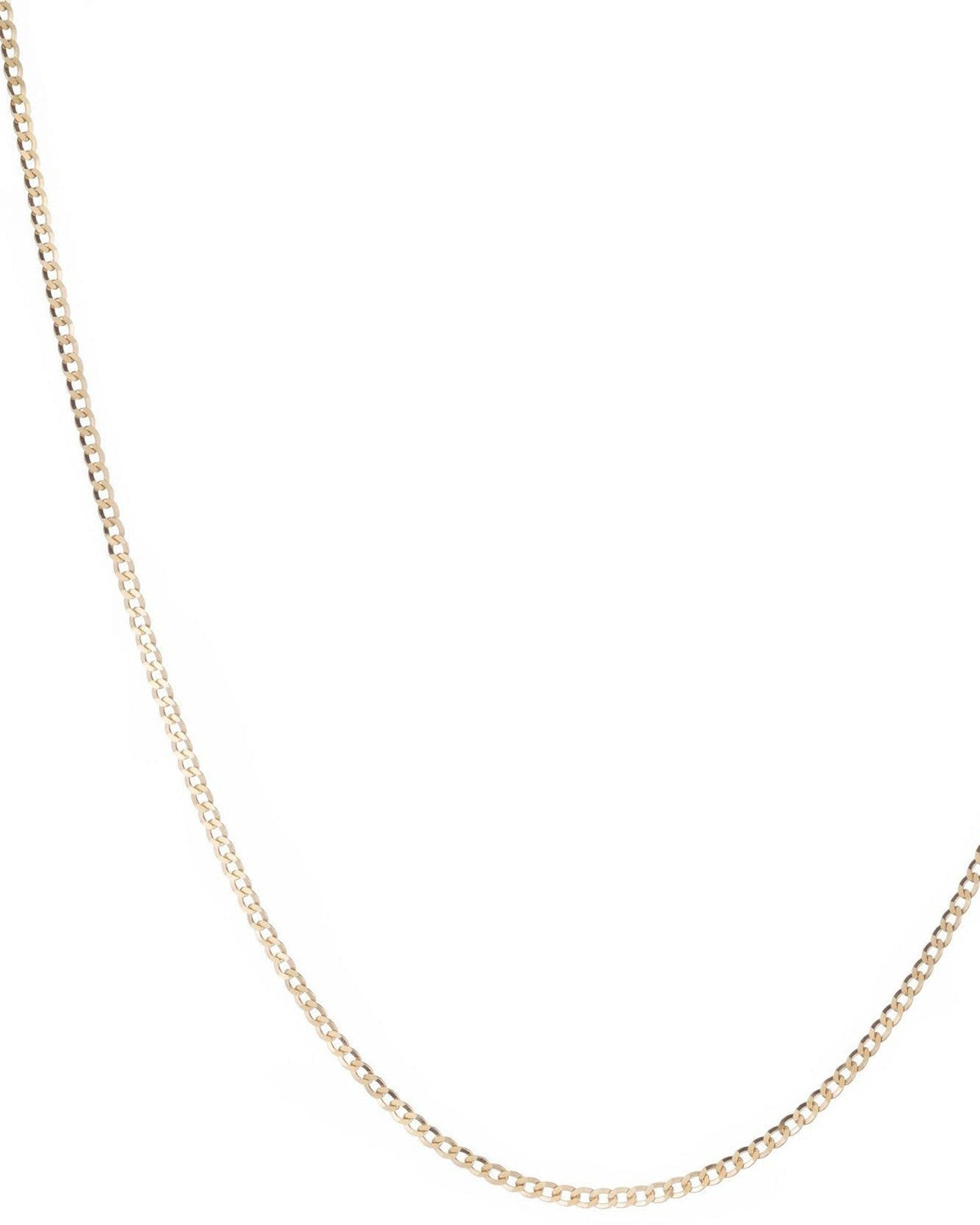 1.7mm Cuban Chain, product photo