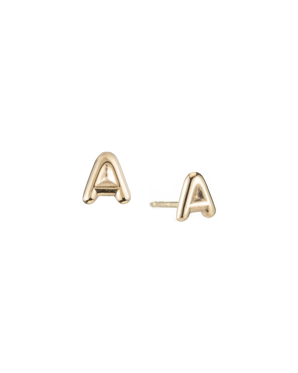 Mini Helium Initial Studs, product photo