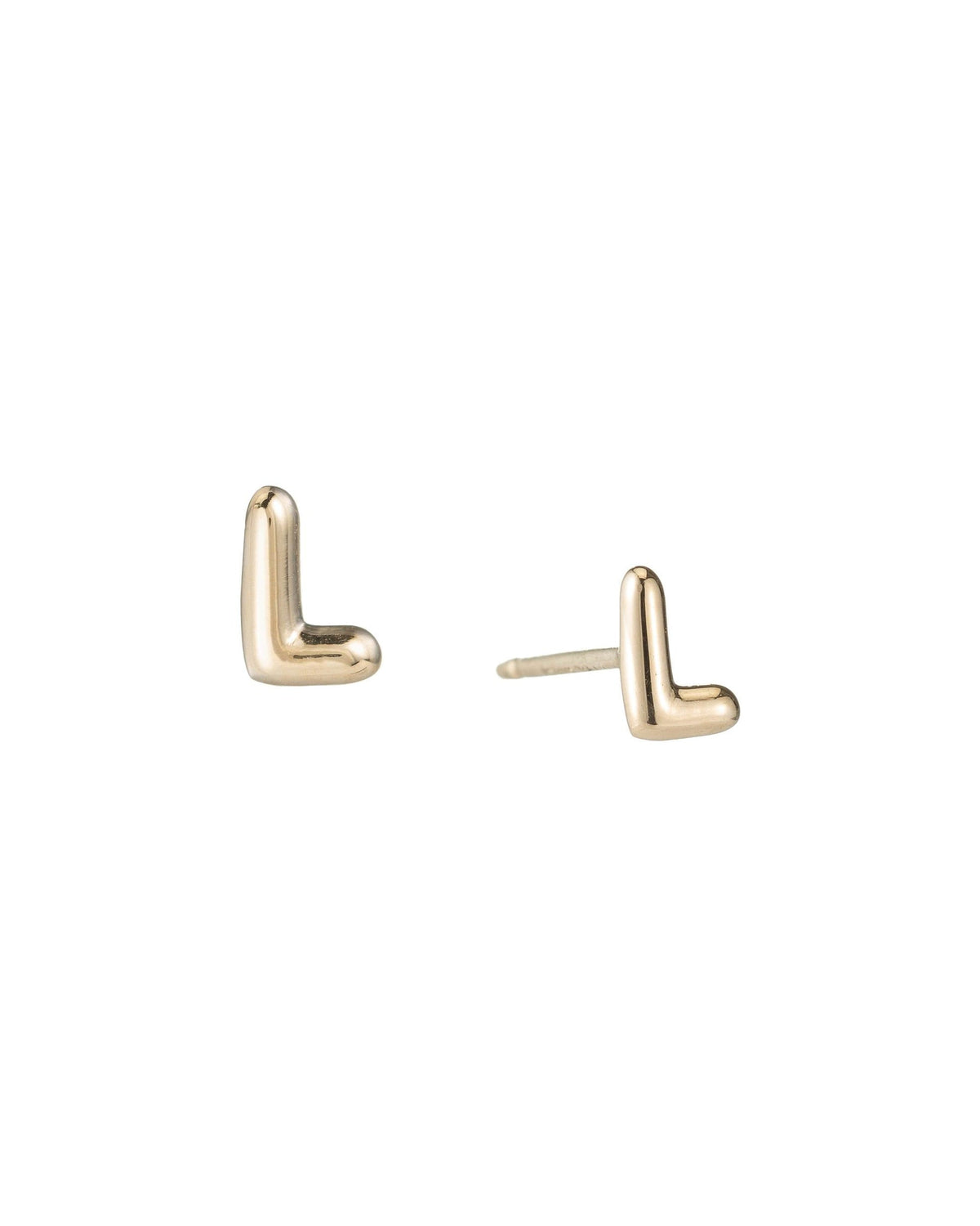 Mini Helium Initial Studs, product photo