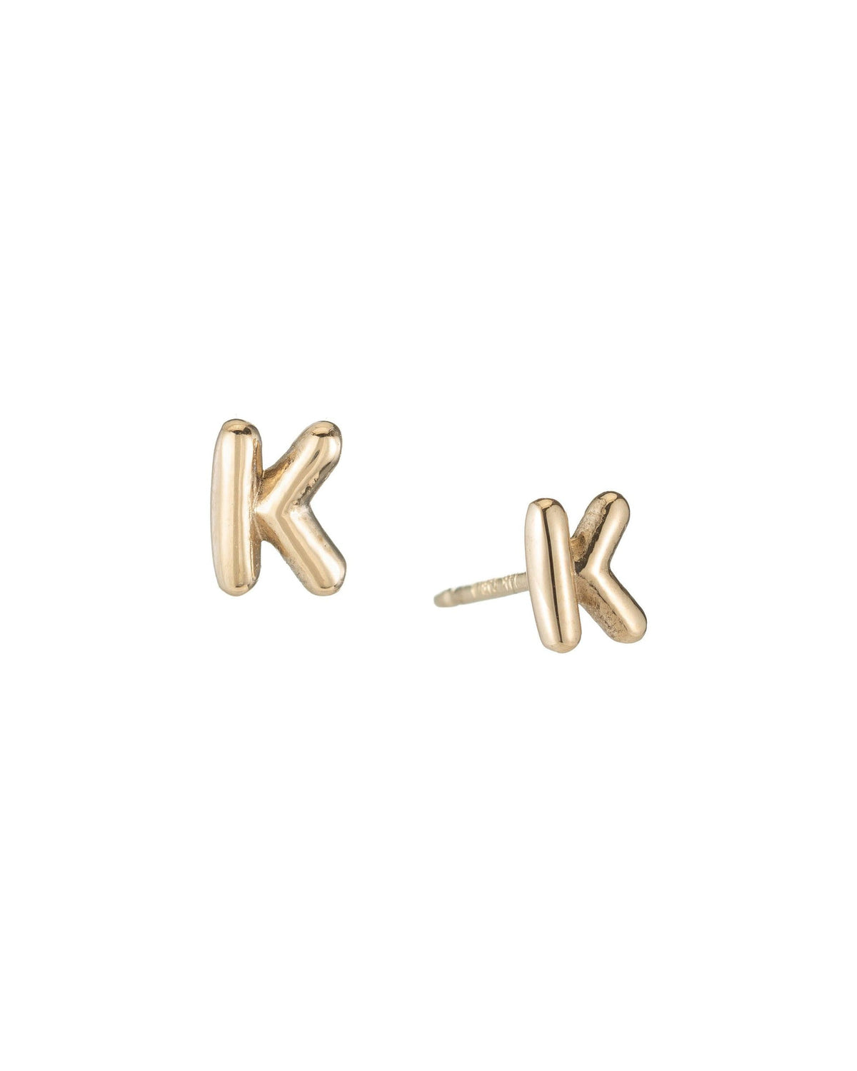 Mini Helium Initial Studs, product photo