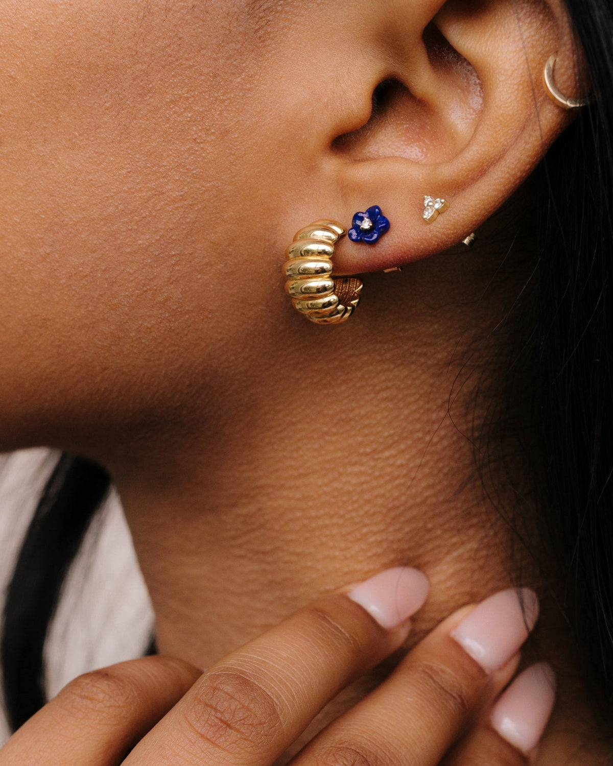 Lady Finger Helium Hoops, styled photo