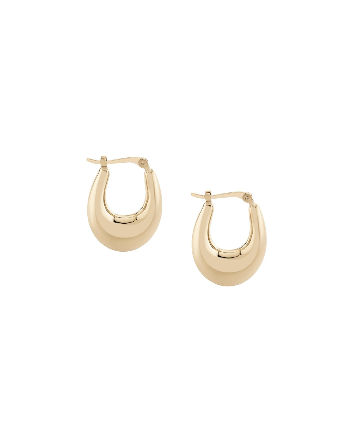 Junior Helium Teardrop Hoops, product photo