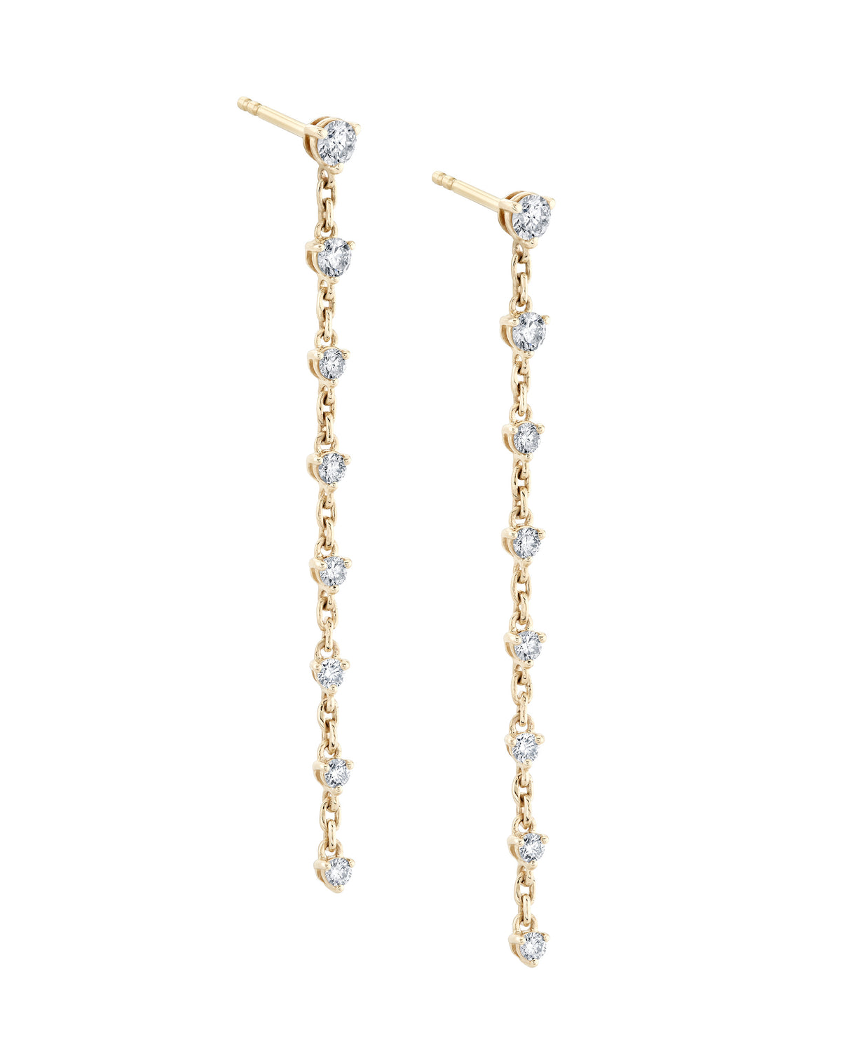 Grande Diamond Cascade Earrings, product photo