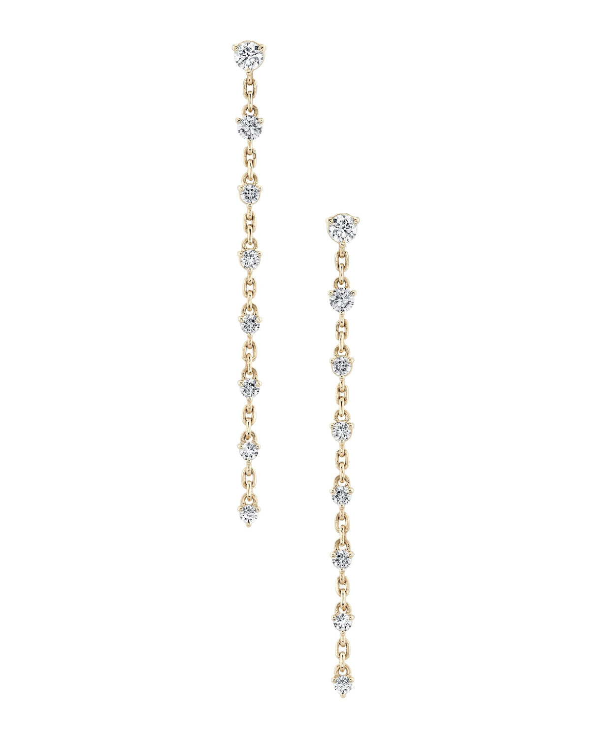 Grande Diamond Cascade Earrings, product photo