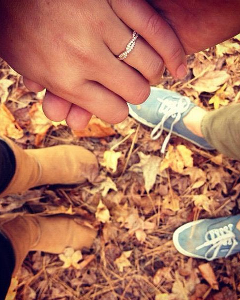 Custom Engagement Rings, styled photo