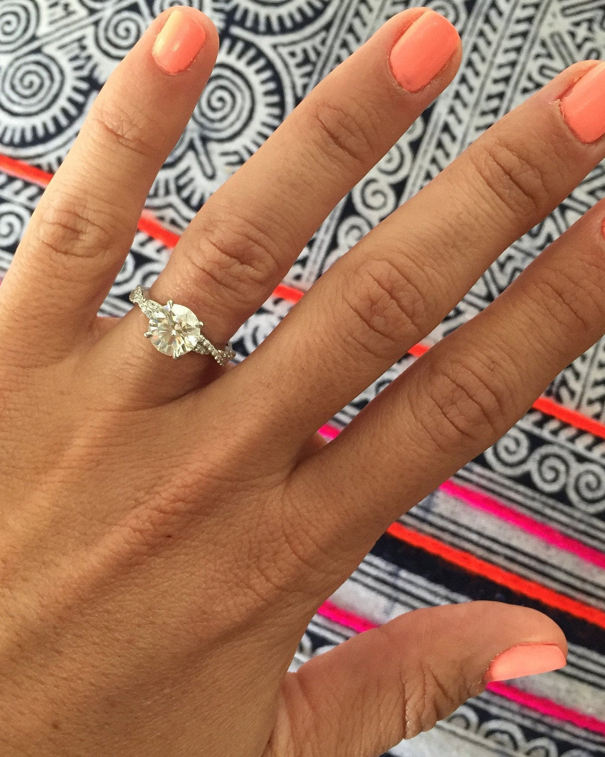 Custom Engagement Rings, styled photo