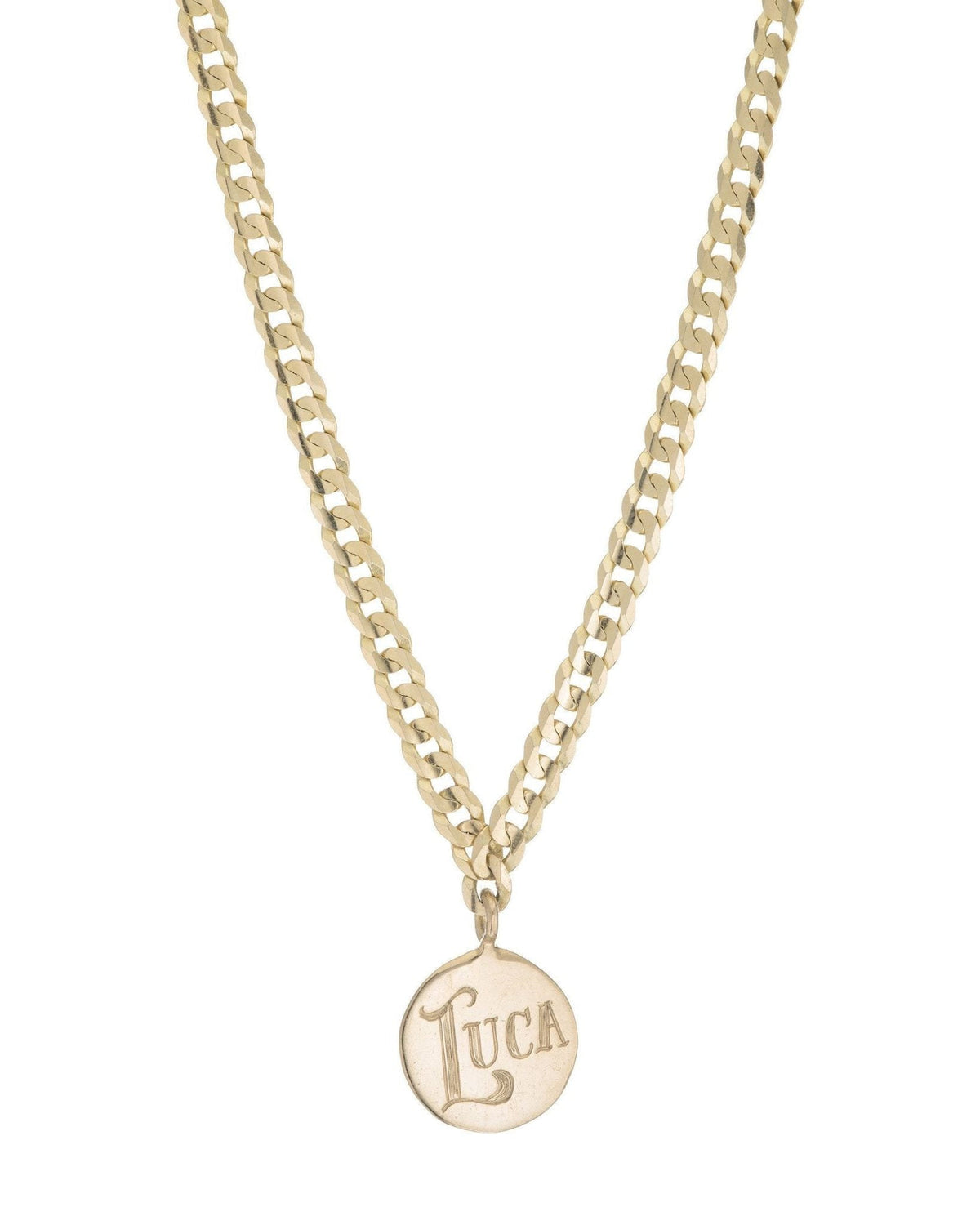 Medallion Signet Necklace, product photo