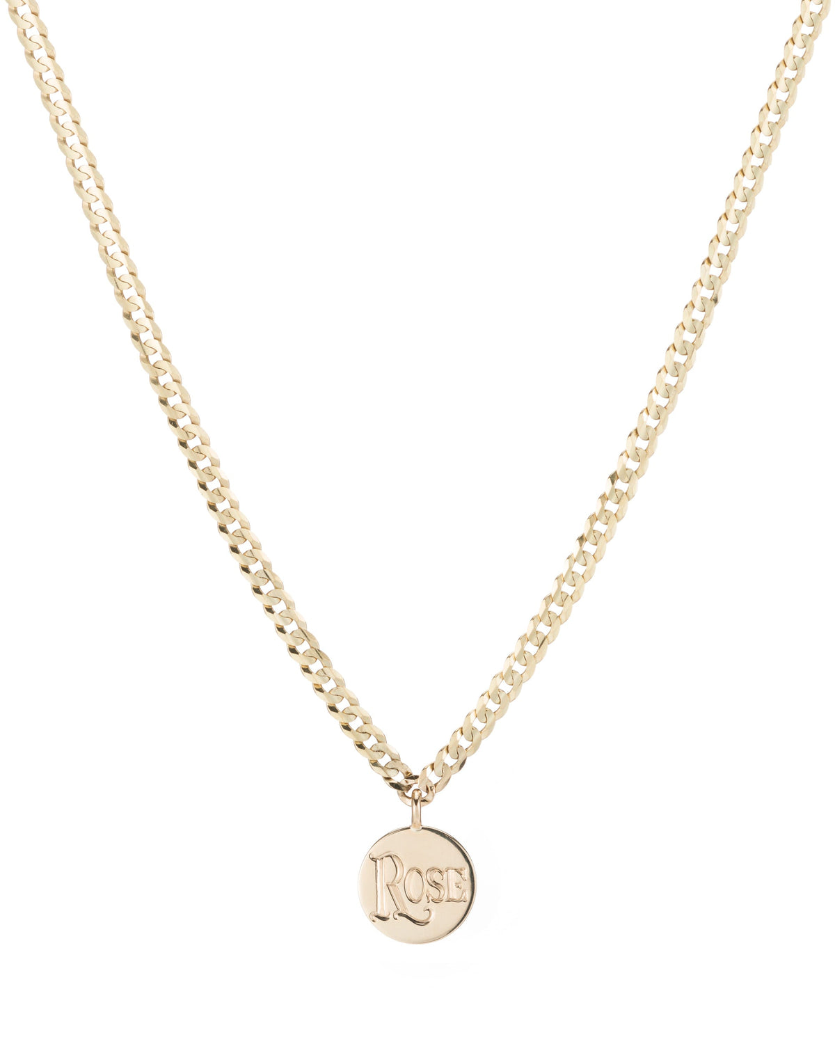Medallion Signet Necklace, product photo
