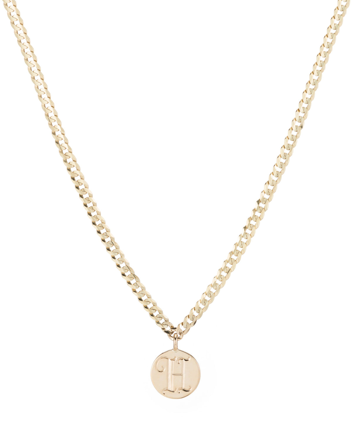 Medallion Signet Necklace, product photo