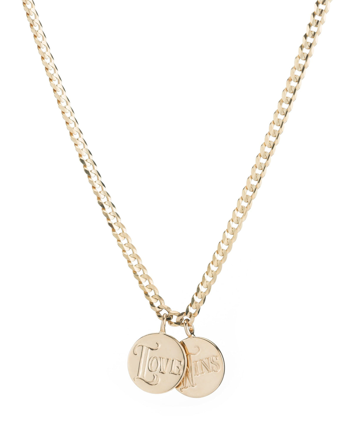 Medallion Signet Necklace, product photo