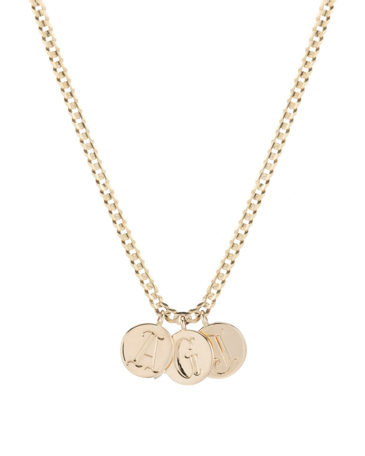 Medallion Signet Necklace, product photo