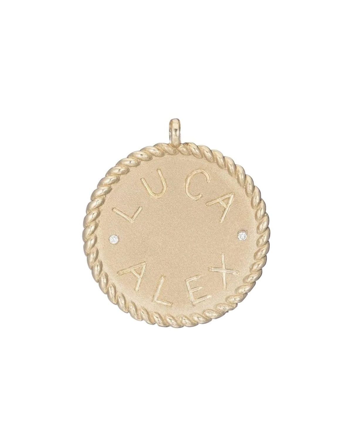 Imperial Disc Pendant Necklace, product photo