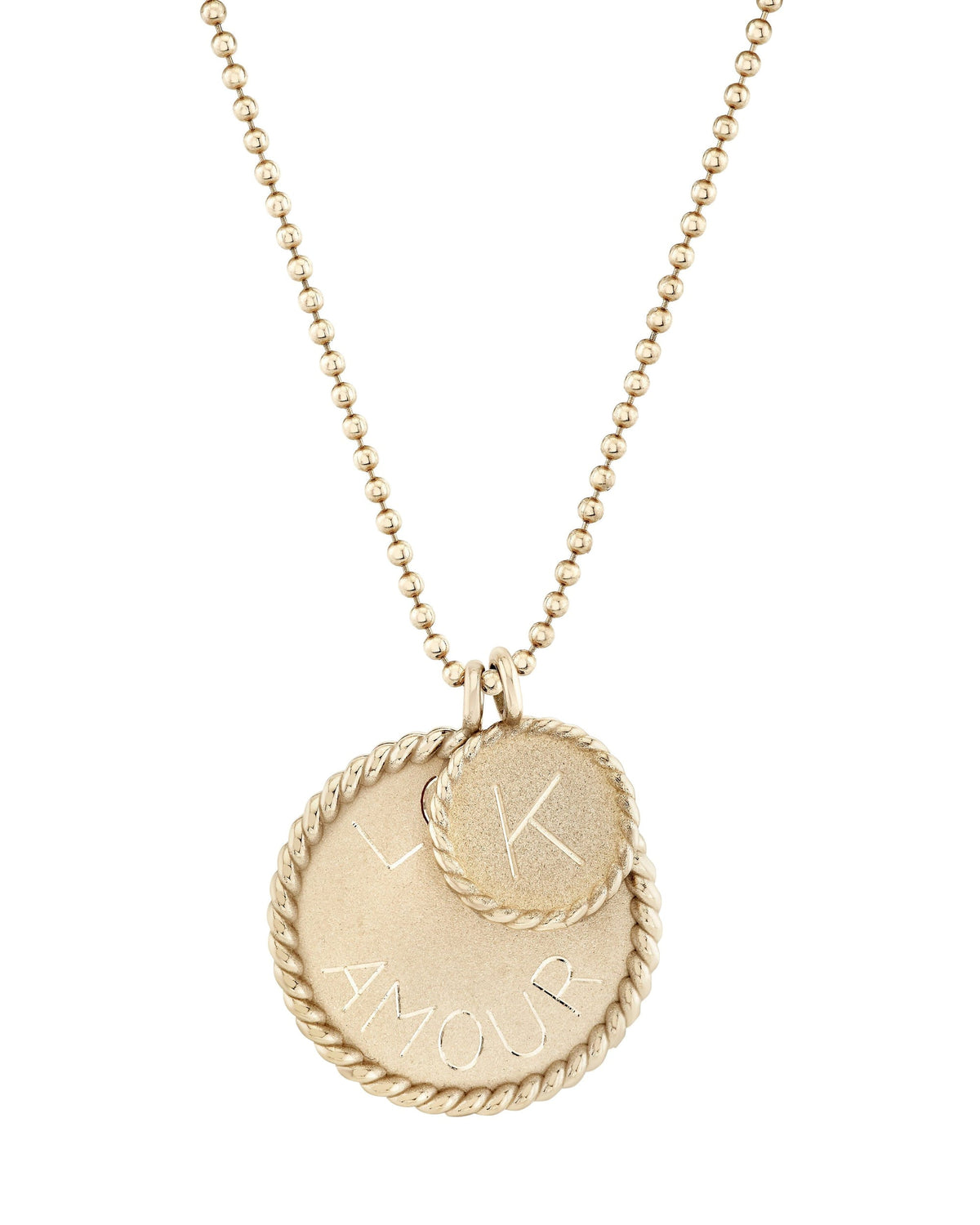 Imperial Disc Pendant Necklace, product photo
