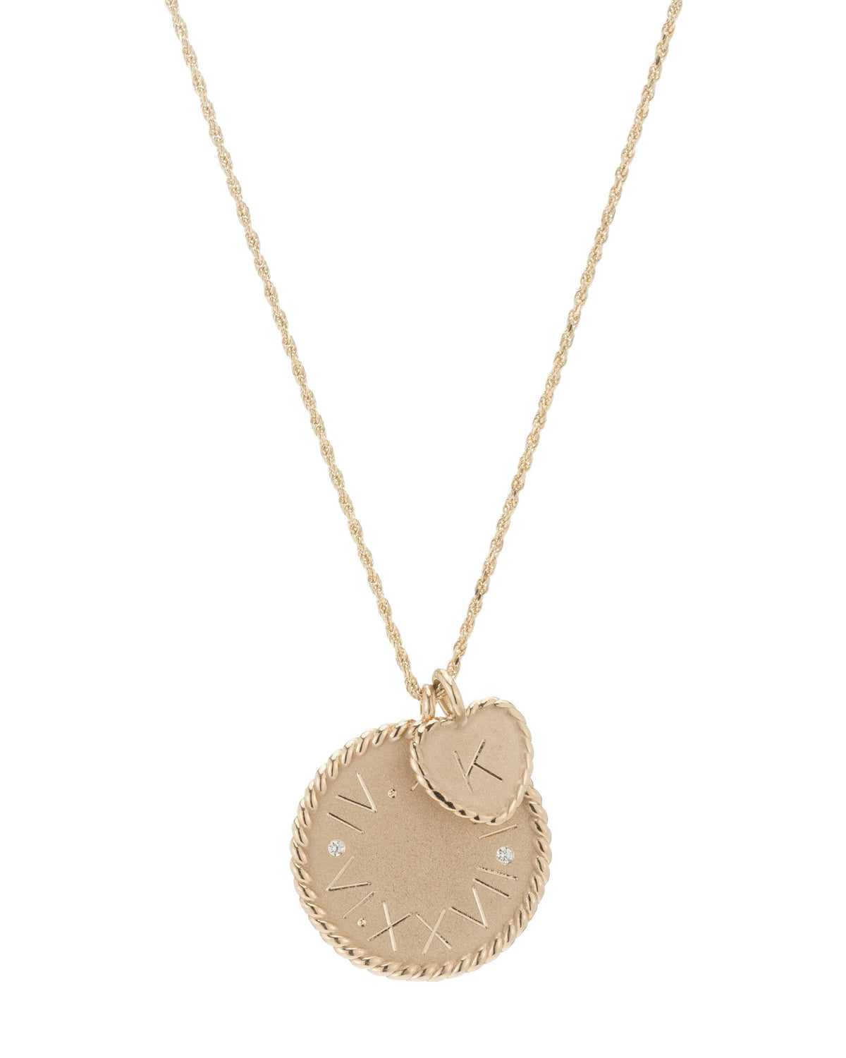 Imperial Disc Pendant Necklace, product photo