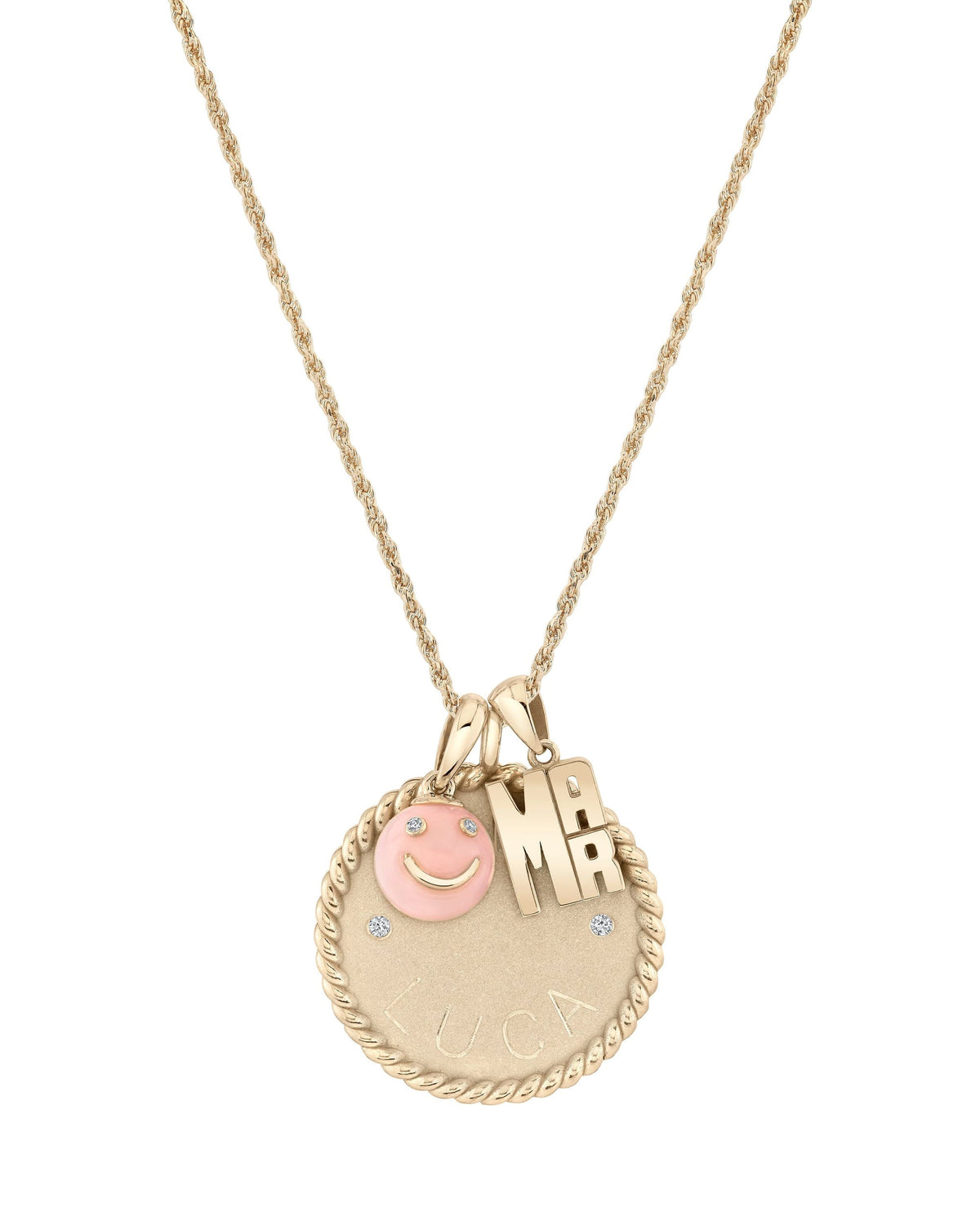 Imperial Disc Pendant Necklace, product photo