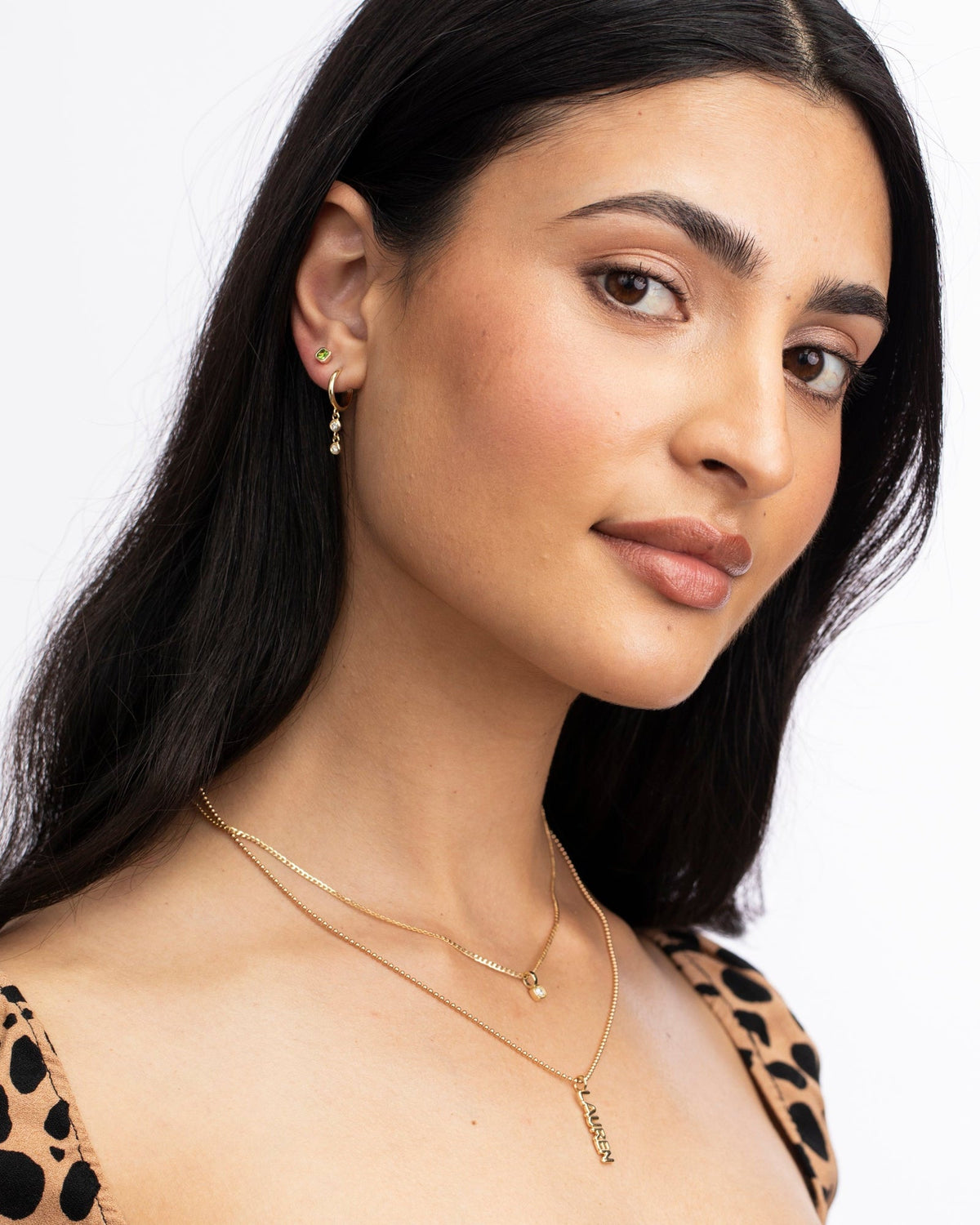 Grande Diamond Ace Pendant, styled photo