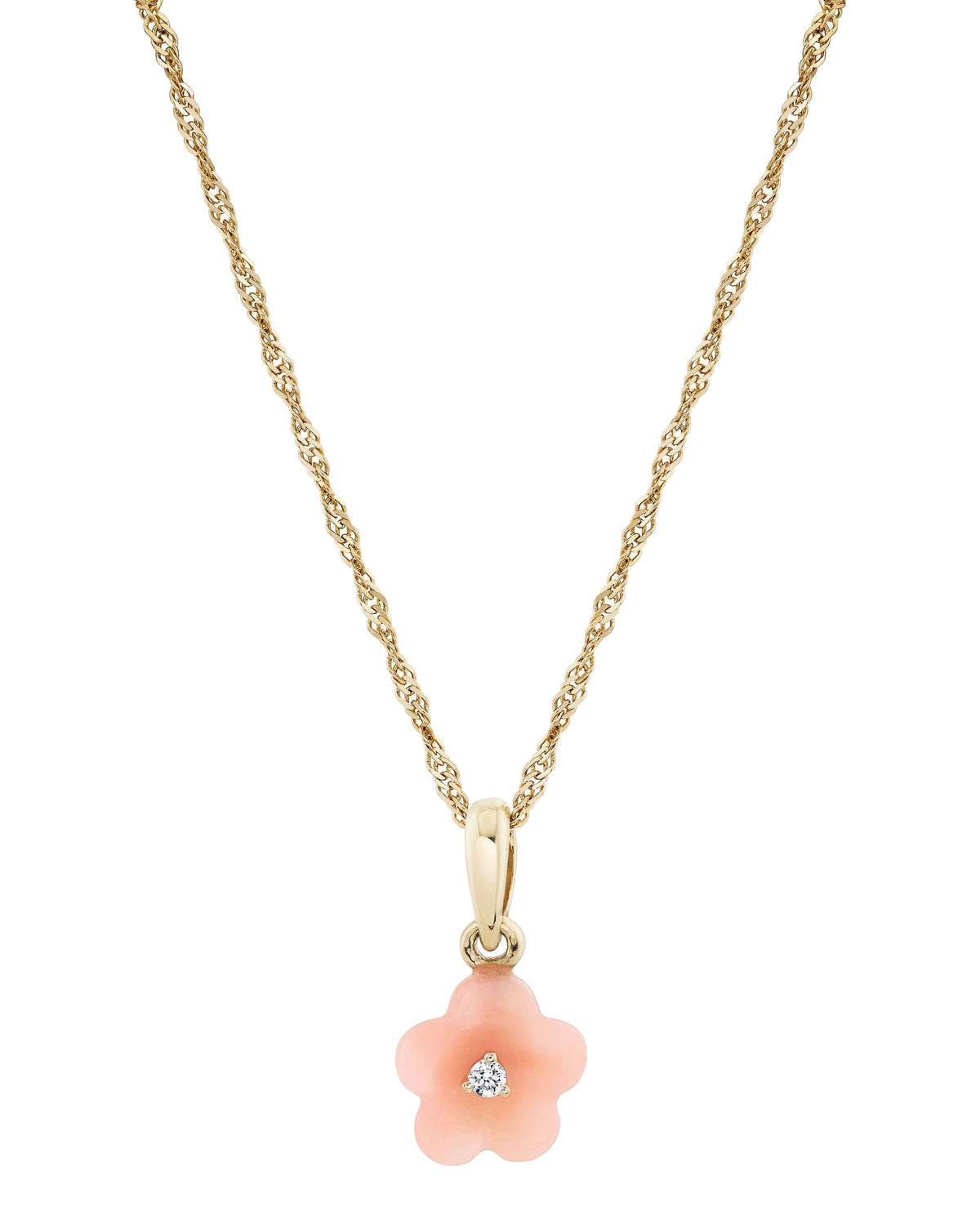 Diamond Blossom Peruvian Opal Charm, product photo