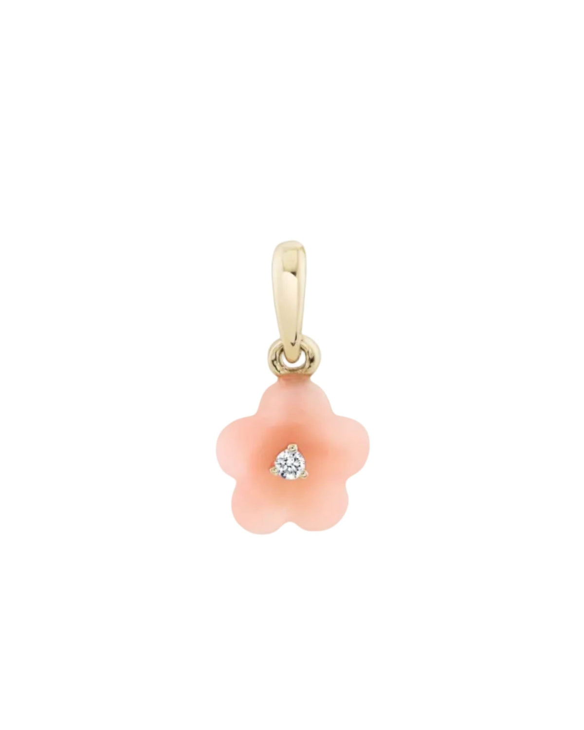 Diamond Blossom Peruvian Opal Charm, product photo
