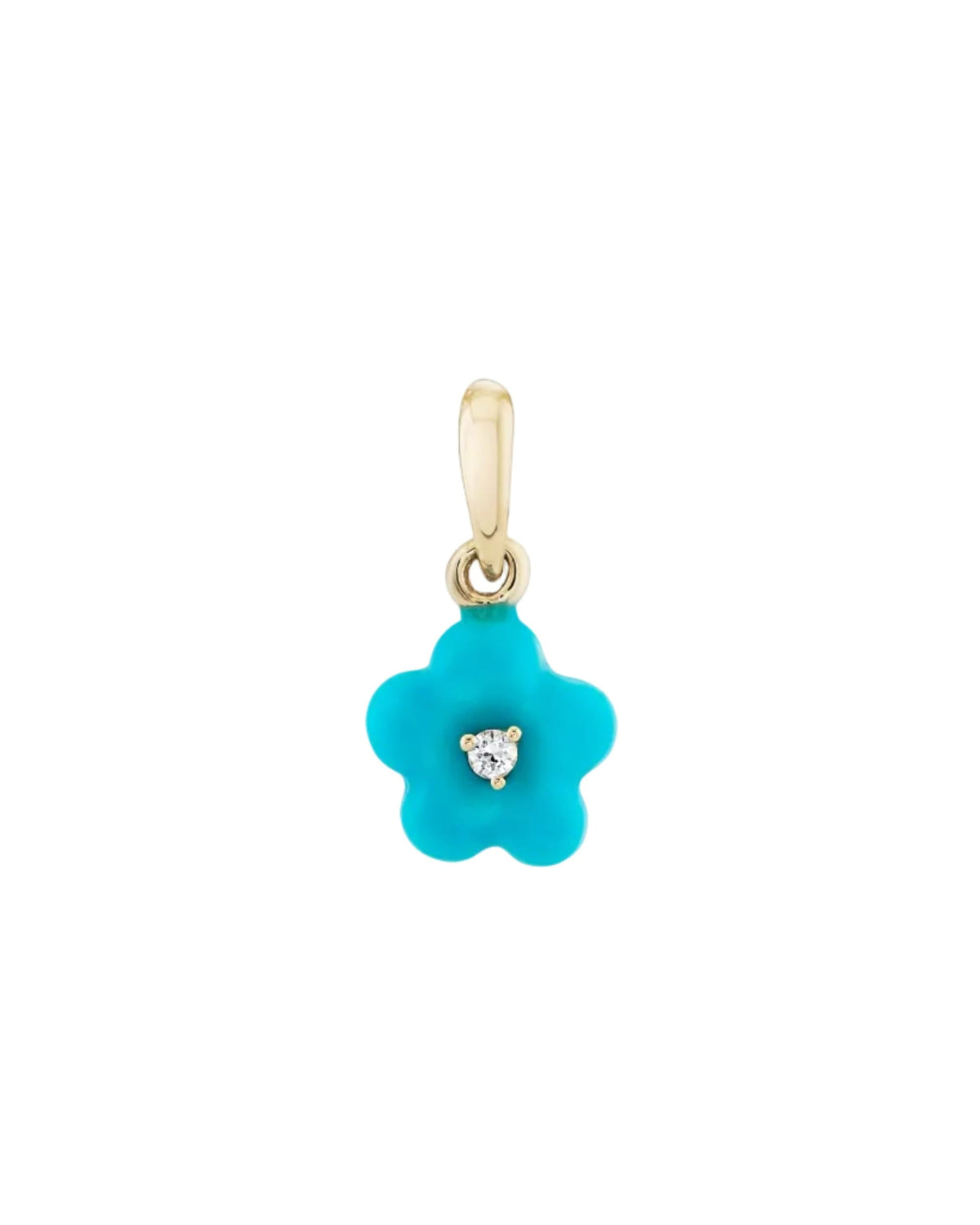 Diamond Blossom Turquoise Charm, product photo