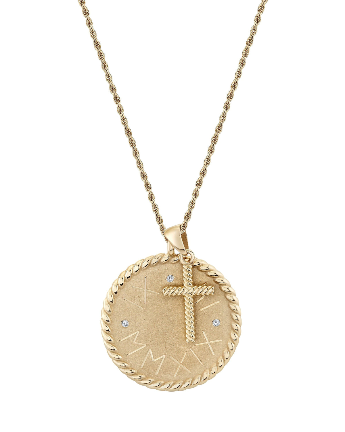 Petite Cross Talisman Charm, product photo