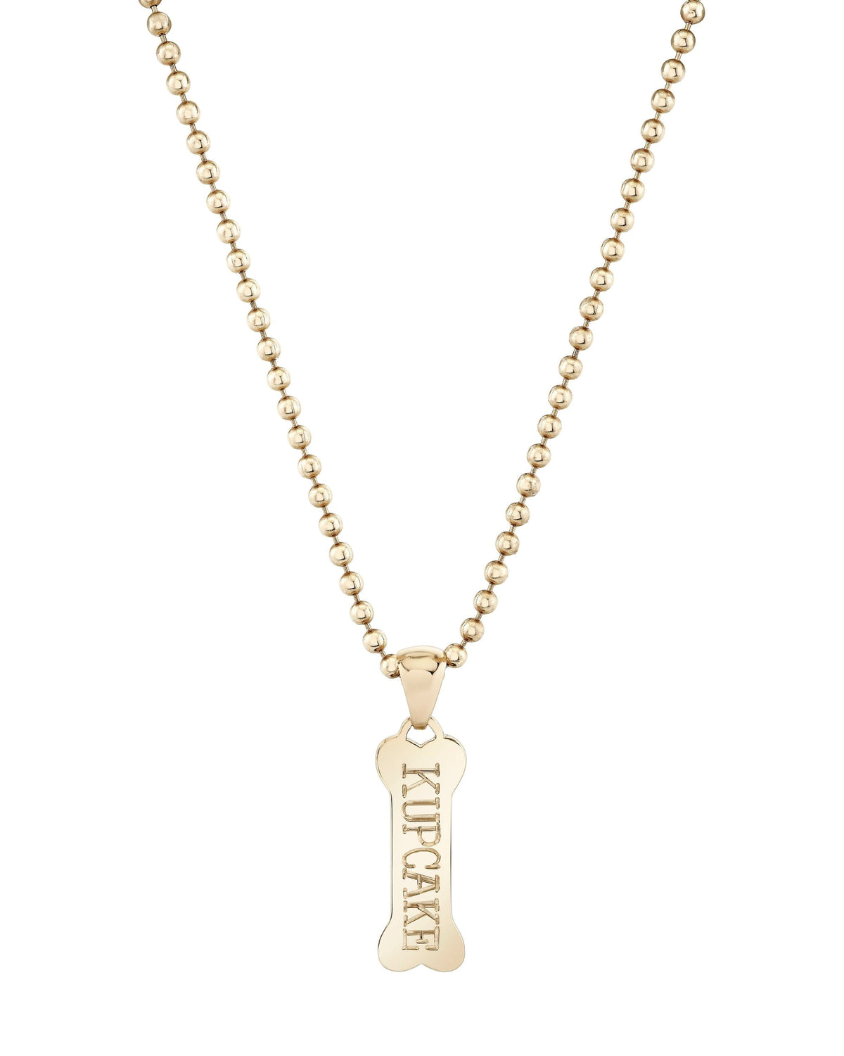 Dog Bone Signet Charm, product photo