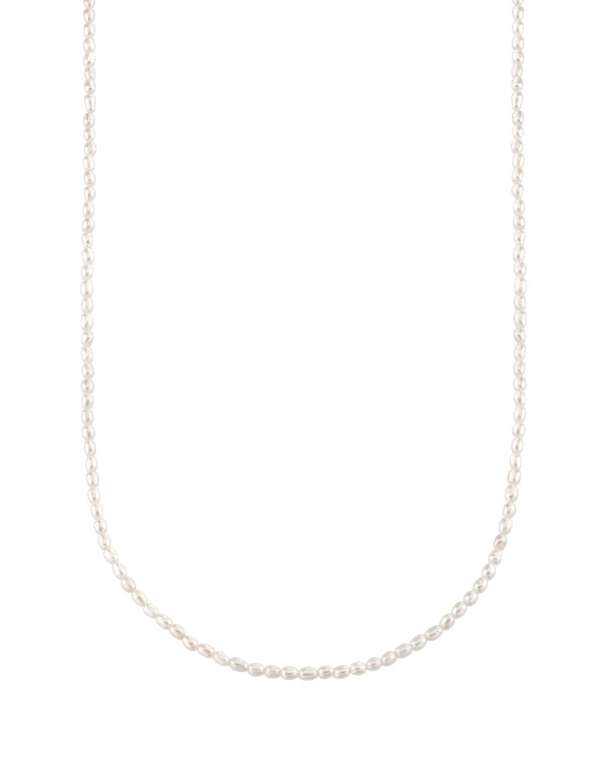 Petite Pearl Beaded Necklace, product photo