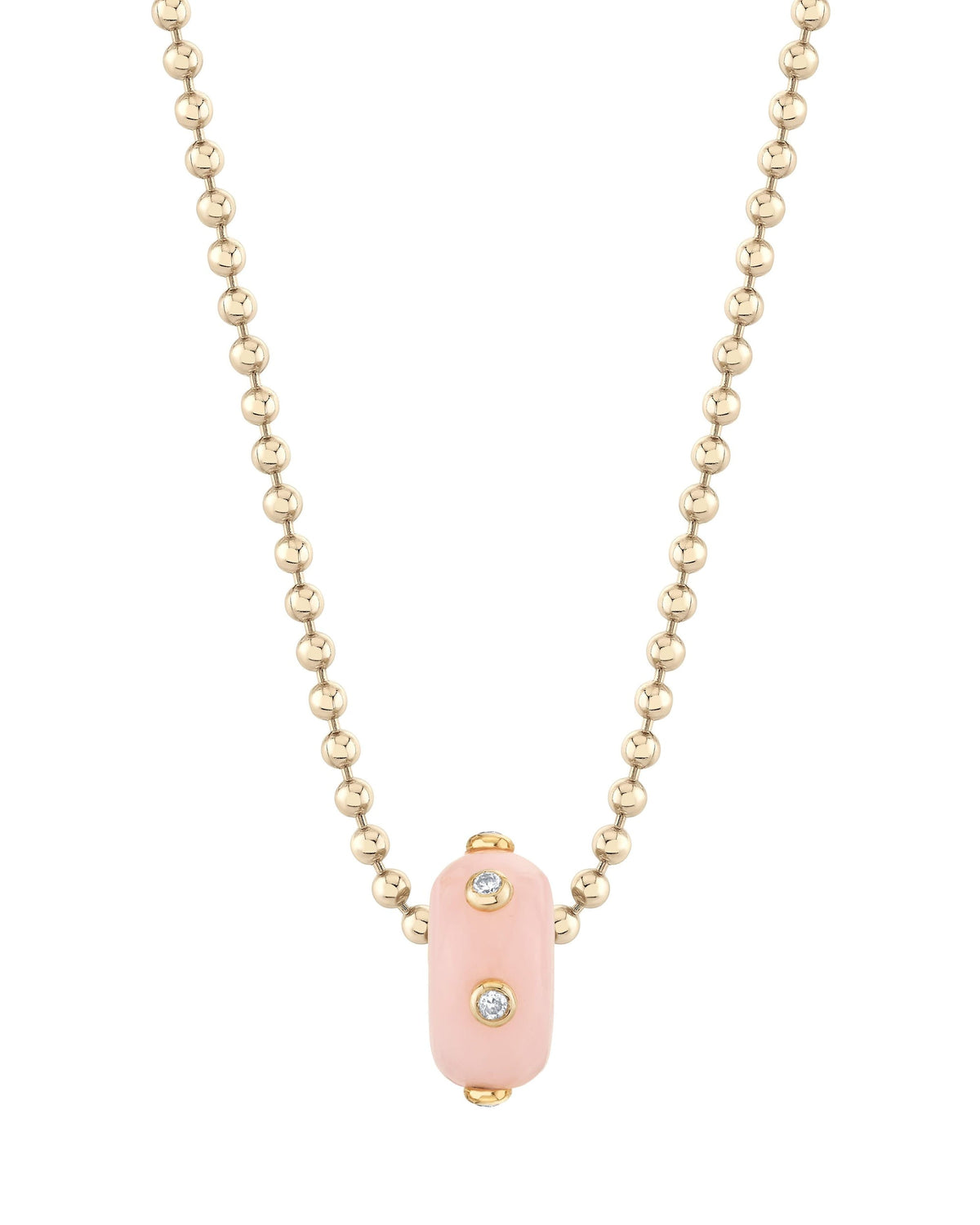 Opal and Diamond Rondelle Bead, product photo
