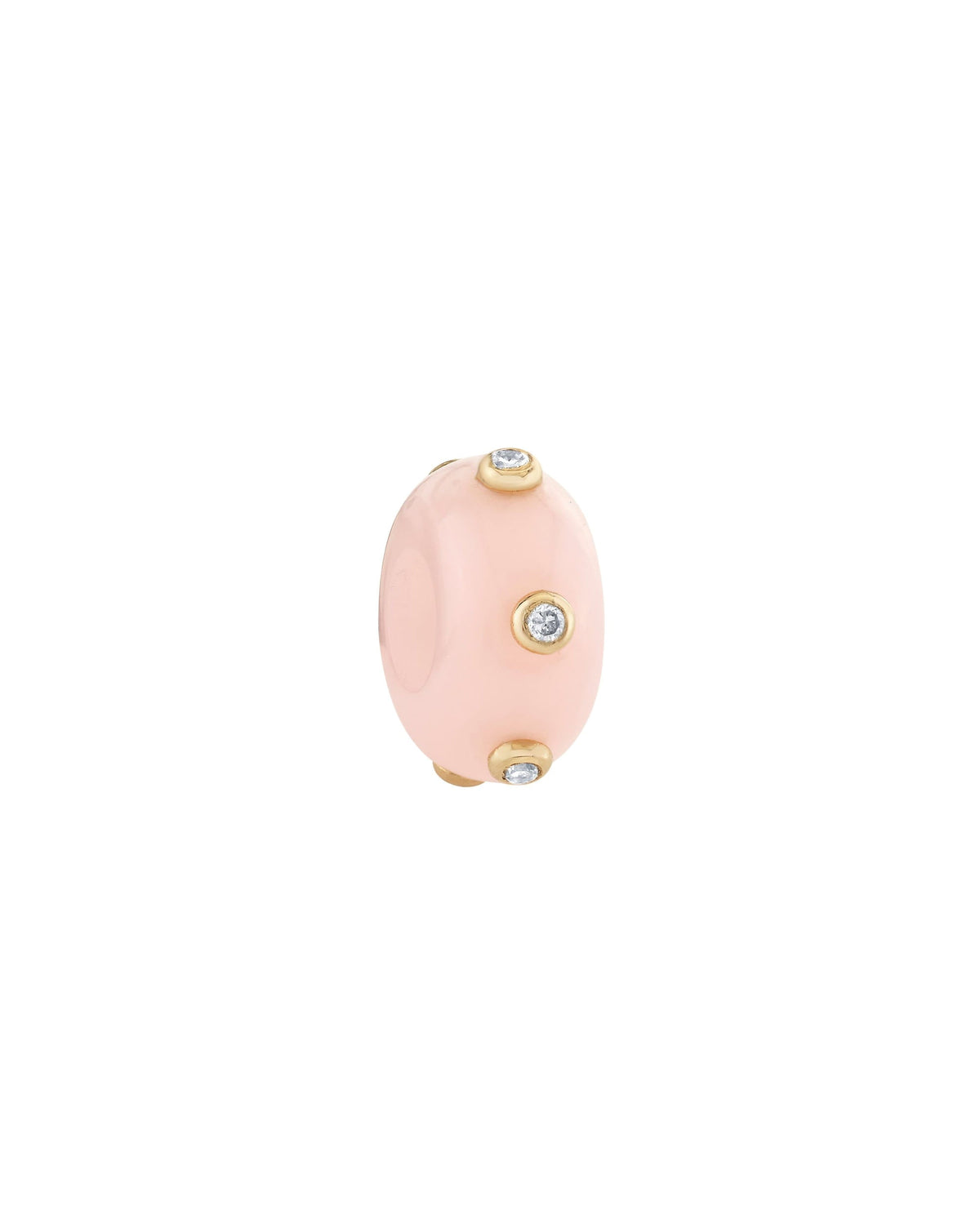 Opal and Diamond Rondelle Bead, product photo