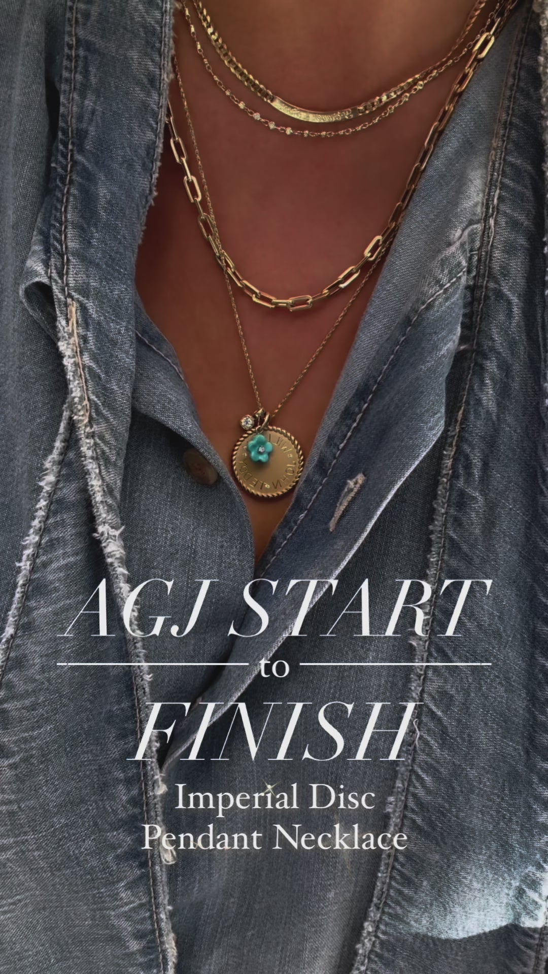 AGJ Start to Finish: The Imperial Disc Pendant Necklace – Ariel Gordon